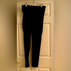 Black Felina velour leggings XXL with elastic waist
